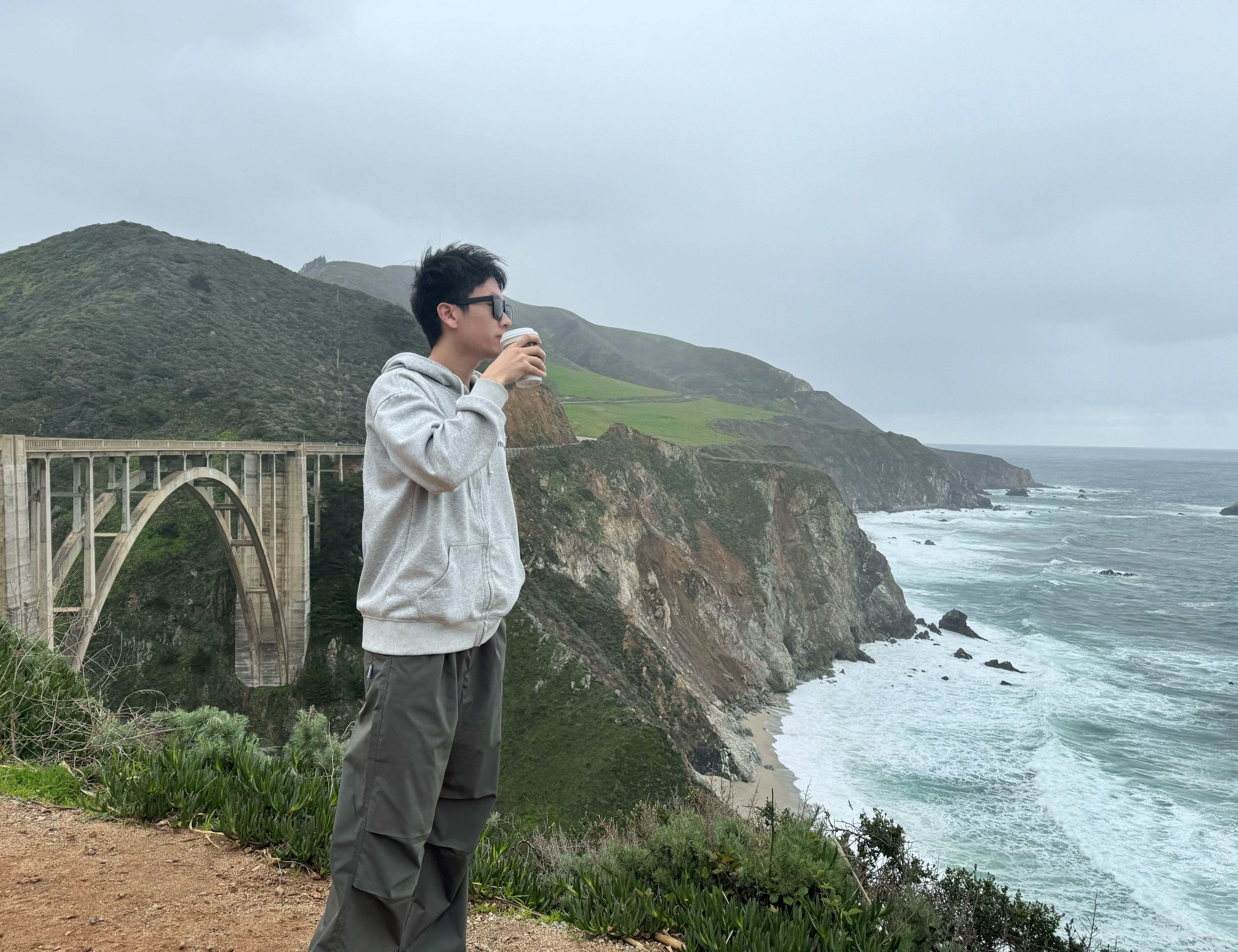 Where the cliffs meet the ocean